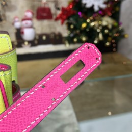 Yellow Fuchsia Birkin 35 Bag