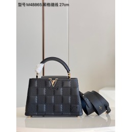 Capucines BB Black Quilted...