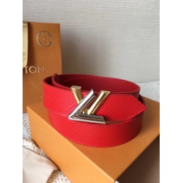 Belt Red Epi Leather