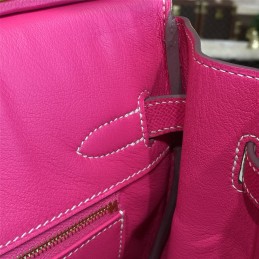 Yellow Fuchsia Birkin 35 Bag