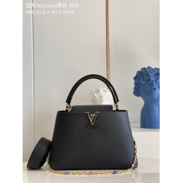 Capucines Black Taurillon...