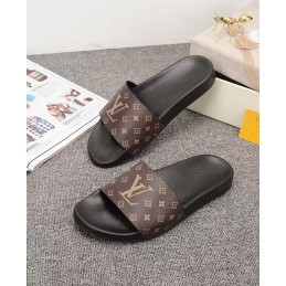 Slippers Brown Monogram Canvas