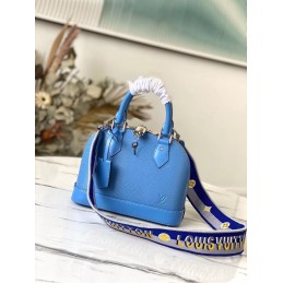 Alma BB Light Blue Epi Leather