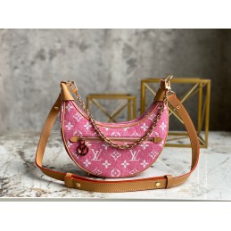 Odeo Pink Monogram Jacquard