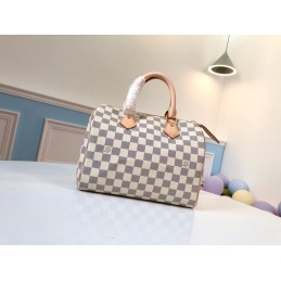Speedy 25 Cream Damier Azur...