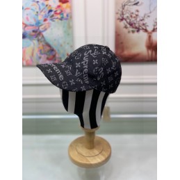 Cap Black Monogram Canvas