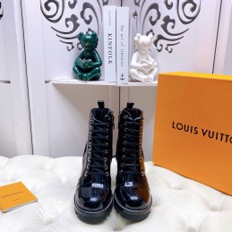Boots Black Patent Leather...