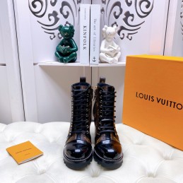 Boots Black Patent Leather...