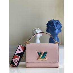 Twist Blush Pink Epi Leather