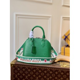 Alma BB Green Epi Leather...