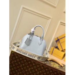 Alma BB Pearl Grey Epi Leather