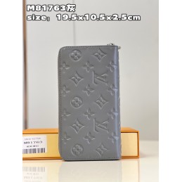 Zippy Wallet Grey Monogram...