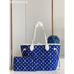 Neverfull MM Blue Monogram...