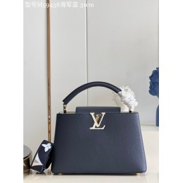 Capucines MM Navy Taurillon...