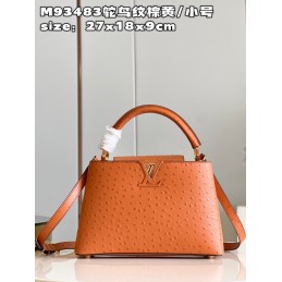 Capucines BB Orange Ostrich...