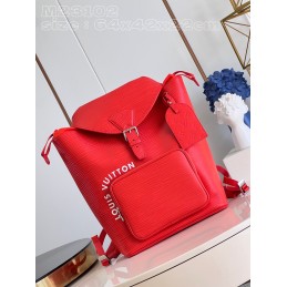 Montsouris Backpack Red Epi...