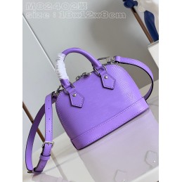 Nano Alma Lilac Epi Leather