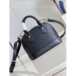 Nano Alma Black Epi Leather
