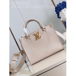 Lock and Go Cream Calfskin...