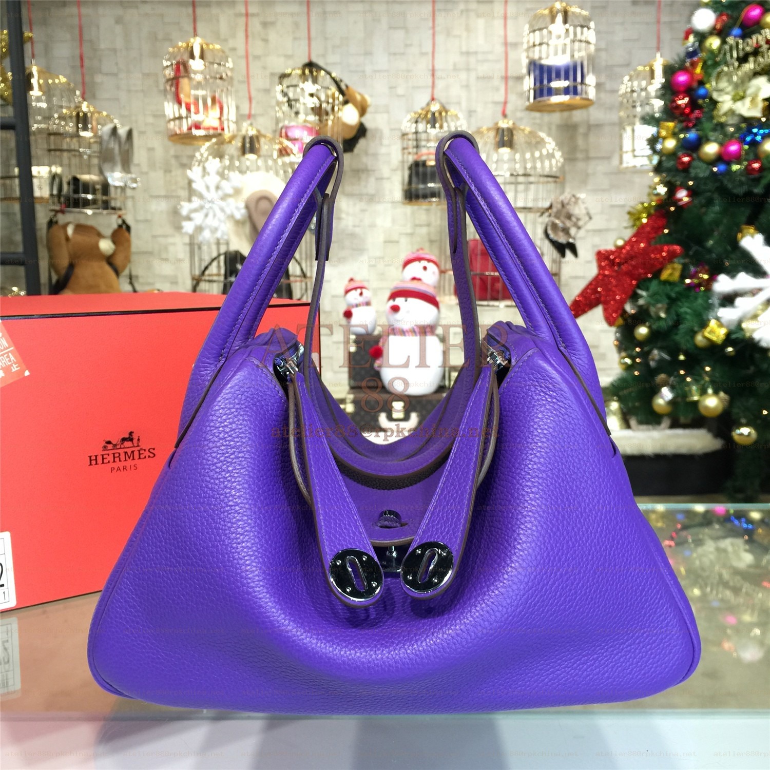 Purple Lindy 30 Bag