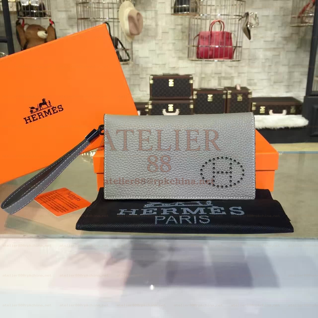 Black Long Wallet