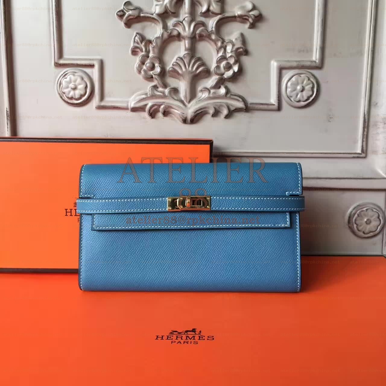 Blue Kelly Wallet