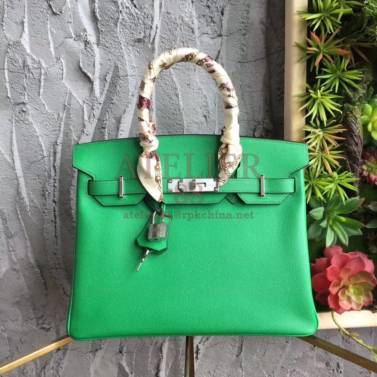 Green Birkin 30 Bag